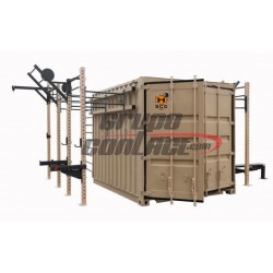 Box-Cube-Gym 1 puerta (600 x 240 x 250 alto Cm.) Mod. ARMY